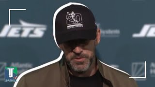 Aaron Rodgers HIGHLIGHTS his missed throws and makes NO EXCUSES for the Jets LOSS at 49ers [upl. by Dilan]