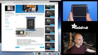 MicroPython Hardware ILI9341 TFT amp FeatherWing with Tony D micropython [upl. by Rowland]