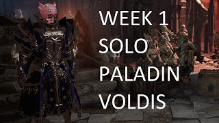 Lost Ark Week 1 Solo Paladin Voldis [upl. by Dituri]