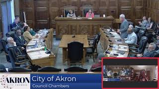 City of Akron Council Meeting  9162024 [upl. by Fornof]