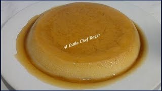 Como hacer FLAN DE COCO  Chef Roger [upl. by Eimmak]