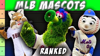 Ranking Every MLB Mascot  MLB Tier List [upl. by Trautman544]