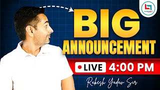 SSC CGL  SSC Exam 2024  A Big Announcement By Rakesh Yadav Sir  ssc ssccgl [upl. by Malony]