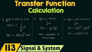 Transfer Function Calculation [upl. by Ocer]