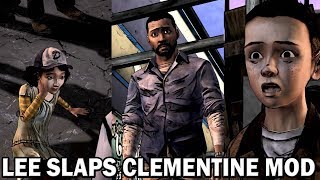 Walking Dead  Lee Slaps Clementine Model Swap [upl. by Harald459]