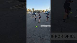 Mirror Drill IMPROVE SIDE TO SIDE MOVEMENT footwork strengthandconditioning boxing [upl. by Stilwell]