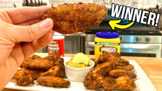 SUPER Crispy Wings With One SECRET Ingredient  Crispy Chicken Wing Recipe [upl. by Matthews188]