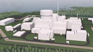 Fennovoimas Hanhikivi 1 NPP 3D Model Animation [upl. by Animar]