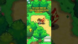 TOP 5 HACK ROMS QUE TODO FÃ DE POKÉMON DEVIRIA JOGAR GBA [upl. by Sergeant]