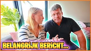 BELANGRiJKE MEDEDELiNG   Bellinga Vlog 3070 [upl. by Amory974]