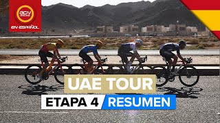 UAE Tour 2022 Resumen Etapa 4 [upl. by Wilie]