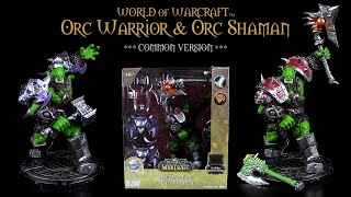 McFarlane ™ World Of Warcraft ™ Orc Warrior amp Orc Shaman  Common Version  Unboxing [upl. by Faxan]