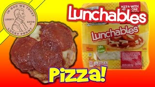 Lunchables Pizza With Pepperoni Pizza Kids Lunch Room Snack Food [upl. by Ike419]