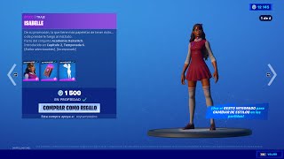 NUEVA SKIN ISABELLE NUEVA TIENDA FORTNITE HOY 21 de MARZO del 2021 [upl. by Osber]