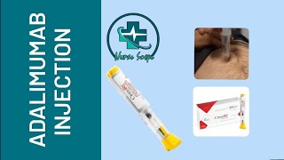 Subcutaneous injectionAdalimumab NURSESCOPE [upl. by Fleta770]