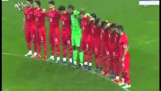 Turkish fans interrupt minute of silence for Paris terrorist victims [upl. by Akkire]