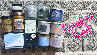 Random haul 🛍️ candle first impressions 🛍️ from Yankee Bath amp Body Works Swan Creek among others [upl. by Maxey]