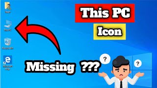 This PcMy computer Desktop Icons missing  add windows 1011 Desktops icons [upl. by Tirrell]