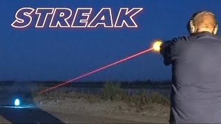 STREAK NonIncendiary Tracers  Visibility Test [upl. by Ellebyam]