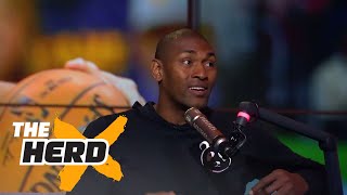 Metta World Peace talks guarding Kobe LeBron Durant 2017 NBA Finals and more  THE HERD [upl. by Auhel881]