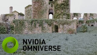 NVIDIA Omniverse USD Composer Raytracing Render Test [upl. by Notnek]