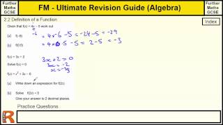 Using Functions  Ultimate revision guide for Further maths GCSE [upl. by Christye]