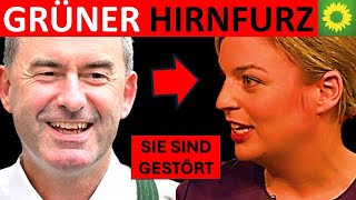 💥GRÜNER DACHSCHADEN 🤮💥 AIWANGER ZERLEGT HIRNFURZ VON KATHARINA SCHULZE LIVE IN TALKSHOW [upl. by Raclima]