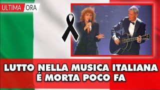 Tragico lutto nella musica Italiana é morta poco fa la famosa cantautrice [upl. by Belden212]