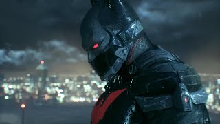 Lore Accurate Batman Beyond Stealth Takedowns  Batman Arkham Knight [upl. by Llaccm]