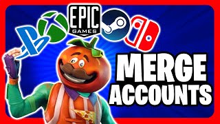 How to LINK FORTNITE Account to EPIC GAMES ACCOUNT on PS5XboxPCSwitch  MERGE FORTNITE Accounts [upl. by Kristofer]