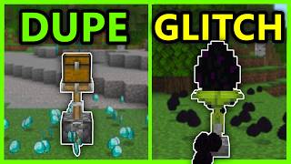 ALL BEST DUPLICATION GLITCHES for 121 MINECRAFT BEDROCK Edition  REALMS amp SERVERS [upl. by Gebelein851]