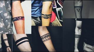 50Wrist Band Tattoos For MenArm Band Tattoos For Men2022Trending Arm TattoosBand Tattoos [upl. by Mabel]