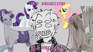 part 1 of redesigning my little pony characters MLPVIRUS AU [upl. by Barbour842]