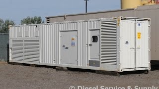 2000 kW Cummins Diesel Generator – 277480 V LowHour Used 2 MW Genset 87092 [upl. by Theurich166]