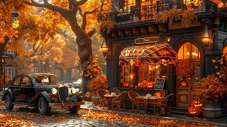 Smooth Jazz Music by the Coffee Shop That Makes You Feel Positive and Relaxing  Fall Jazz Playlist [upl. by Anaud]