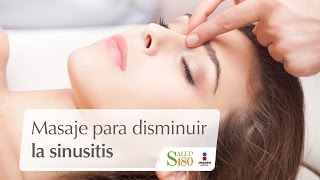 Masaje para disminuir la sinusitis  Relájate  Salud180 [upl. by Ehcram754]