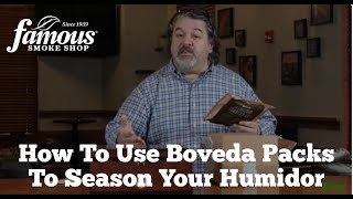 How to Use Boveda Packs to Season a Humidor – Boveda Humidor Starter Kit [upl. by Elbert]