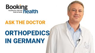 ORTHOPEDICS IN GERMANY  Prof Oliver Hauschild  ASK THE DOCTOR [upl. by Horatius]