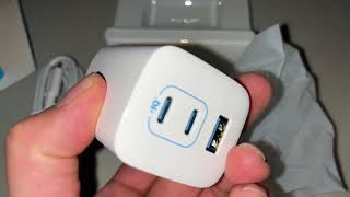 Happy New Year ASMR Anker 336 67W Charger 3 port usbc and usba unboxing [upl. by Carny]