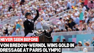 Jessica von BredowWerndl Secures Gold in Dressage at Paris 2024 Olympics Dressage Olympics 2024 [upl. by Acila156]