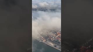 Approaching Lisbon Airport lisbonairport tapairportugal [upl. by Ahsaet]