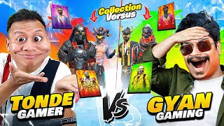 Gyan Bhai GyanGaming Vs Tonde Gamer Best Collection Battle 😎 Free Fire Max [upl. by Aneeled]