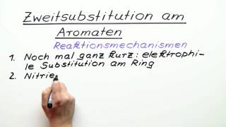 Zweitsubstitution am Aromaten  Chemie  Organische Chemie [upl. by Leeban573]