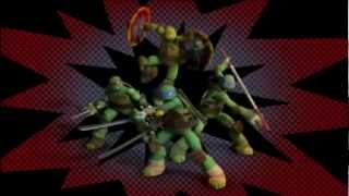 TMNT 2012 Opening 2003 Theme [upl. by Korey]