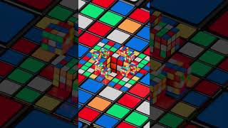 Rubik Cube Slide 4  Looping Video  Satisfying Video [upl. by Clellan]