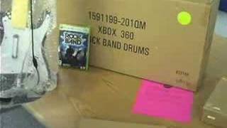 Rock Band Unboxing  Xbox 360 [upl. by Mansur]