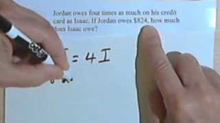 Solving Equations by Using Multiplication or Division  word problems 15 [upl. by Edualcnaej457]