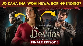 Abdullahpur ka devdas Finale Episode Summary amp Review  Bilal abbas khan amp Sarah Khan  Zee Zindagi [upl. by Wilkie287]