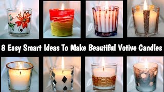 Votive Candle Holders Design Ideas  Diy Votive Candles 8 Super Designs For Votive Candles [upl. by Nylsoj987]