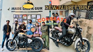 Finally New Royal Enfield Classic 350 Delivery  Bullet Bike 😱 [upl. by Lacagnia]